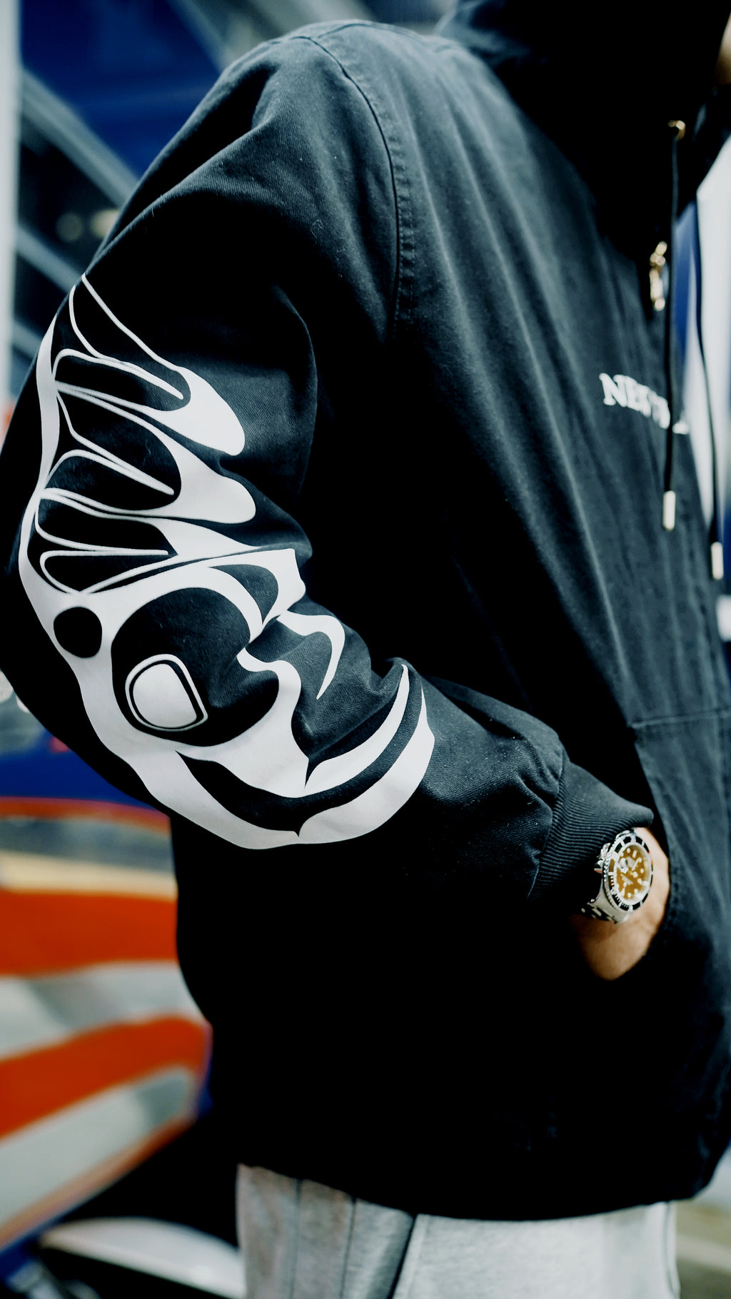 New Village "FYW" Zip-up Jacket